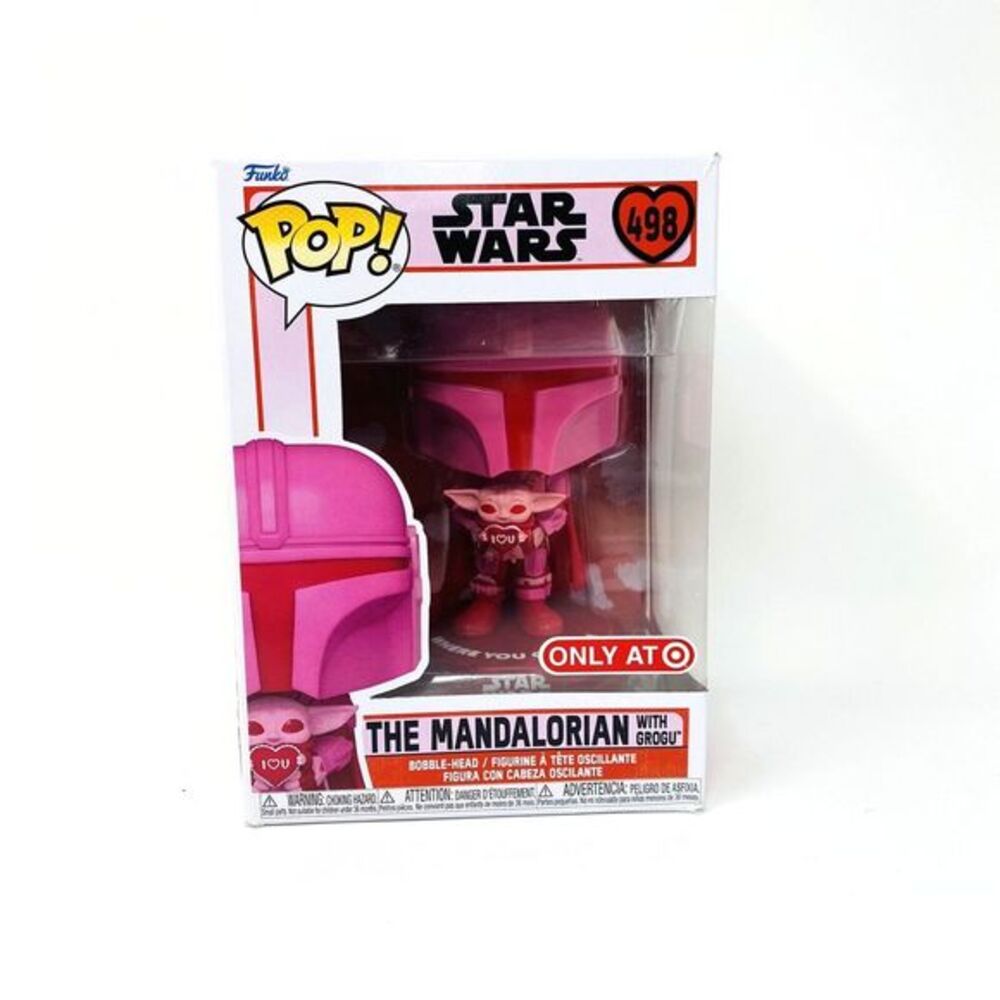 Star Wars Funko Pop Mandalorian with Grogu Only at Target Exclusive #498